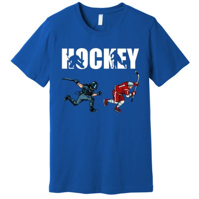 Eat Sleep Hockey Ice Hockey Player Gift Premium T-Shirt