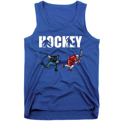 Eat Sleep Hockey Ice Hockey Player Gift Tank Top