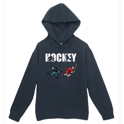 Eat Sleep Hockey Ice Hockey Player Gift Urban Pullover Hoodie