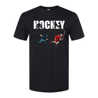 Eat Sleep Hockey Ice Hockey Player Gift Softstyle CVC T-Shirt