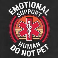 Emotional Support Husband Do Not Pet Funny Cool Comfort Performance Bucket Hat