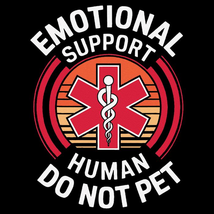 Emotional Support Husband Do Not Pet Funny 7-Panel Snapback Hat