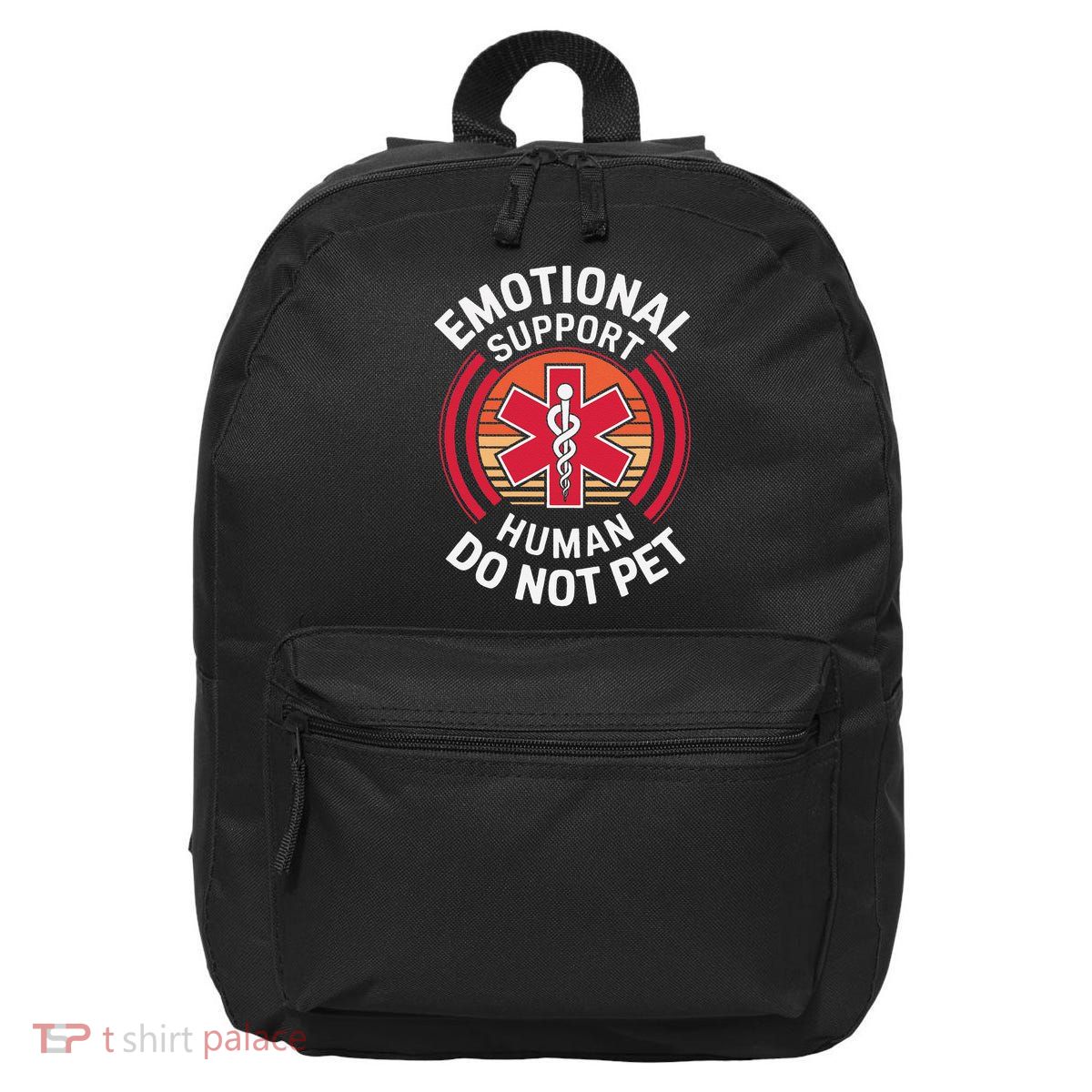 Emotional Support Husband Do Not Pet Funny 16 in Basic Backpack