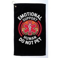 Emotional Support Husband Do Not Pet Funny Golf Towel