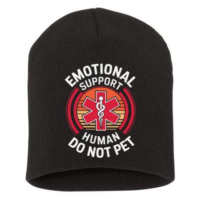Emotional Support Husband Do Not Pet Funny Short Acrylic Beanie