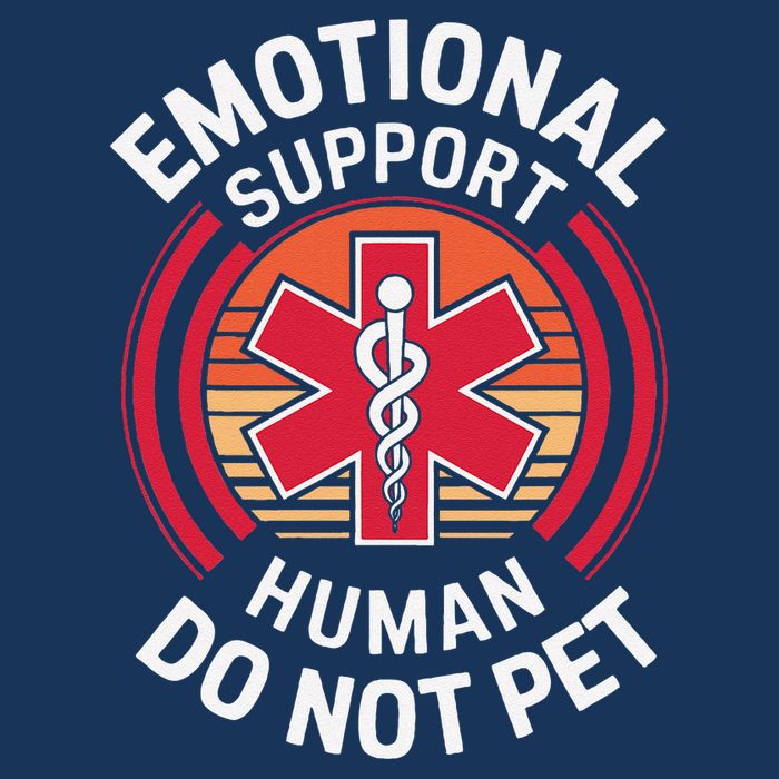 Emotional Support Husband Do Not Pet Funny Infant Baby Jersey Bodysuit