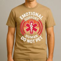 Emotional Support Husband Do Not Pet Funny T-Shirt
