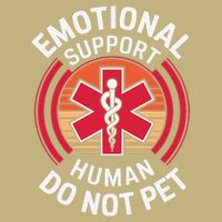 Emotional Support Husband Do Not Pet Funny Magnet