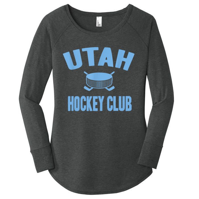 Eat Sleep Hockey Gift For Utah Hockey Team Women's Perfect Tri Tunic Long Sleeve Shirt