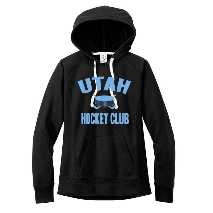 Eat Sleep Hockey Gift For Utah Hockey Team Women's Fleece Hoodie