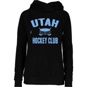 Eat Sleep Hockey Gift For Utah Hockey Team Womens Funnel Neck Pullover Hood