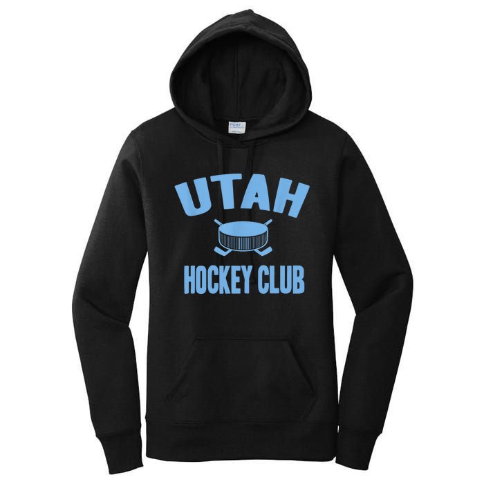 Eat Sleep Hockey Gift For Utah Hockey Team Women's Pullover Hoodie