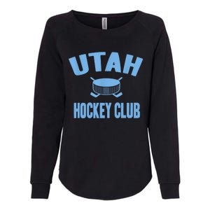 Eat Sleep Hockey Gift For Utah Hockey Team Womens California Wash Sweatshirt