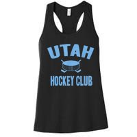 Eat Sleep Hockey Gift For Utah Hockey Team Women's Racerback Tank