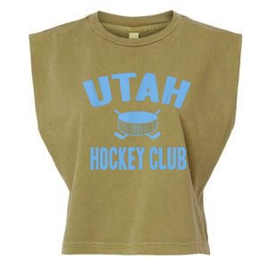 Eat Sleep Hockey Gift For Utah Hockey Team Garment-Dyed Women's Muscle Tee