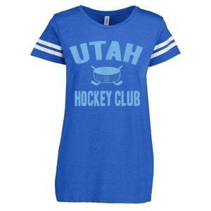 Eat Sleep Hockey Gift For Utah Hockey Team Enza Ladies Jersey Football T-Shirt