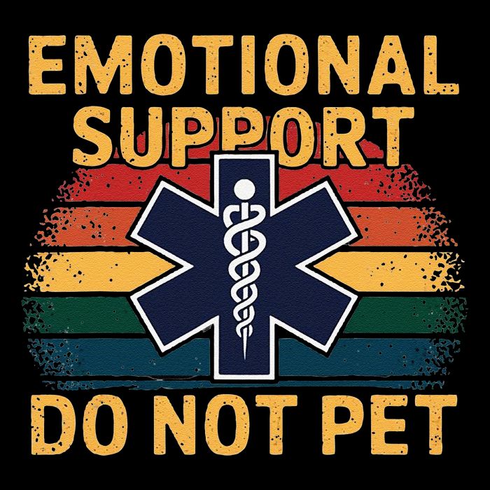 Emotional Support Husband Do Not Pet Impact Tech Backpack