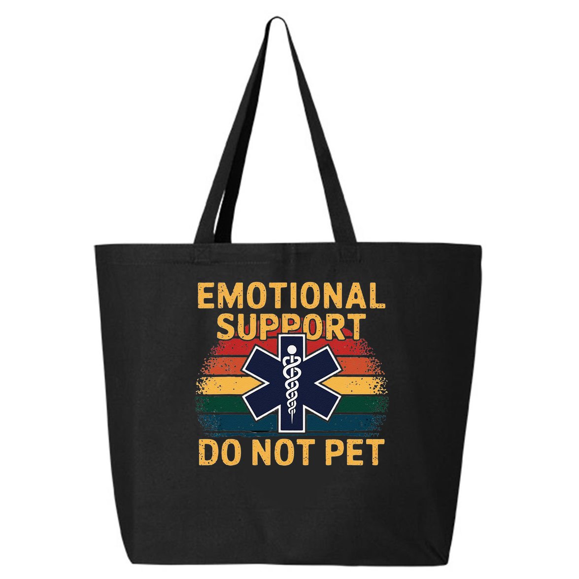 Emotional Support Husband Do Not Pet 25L Jumbo Tote