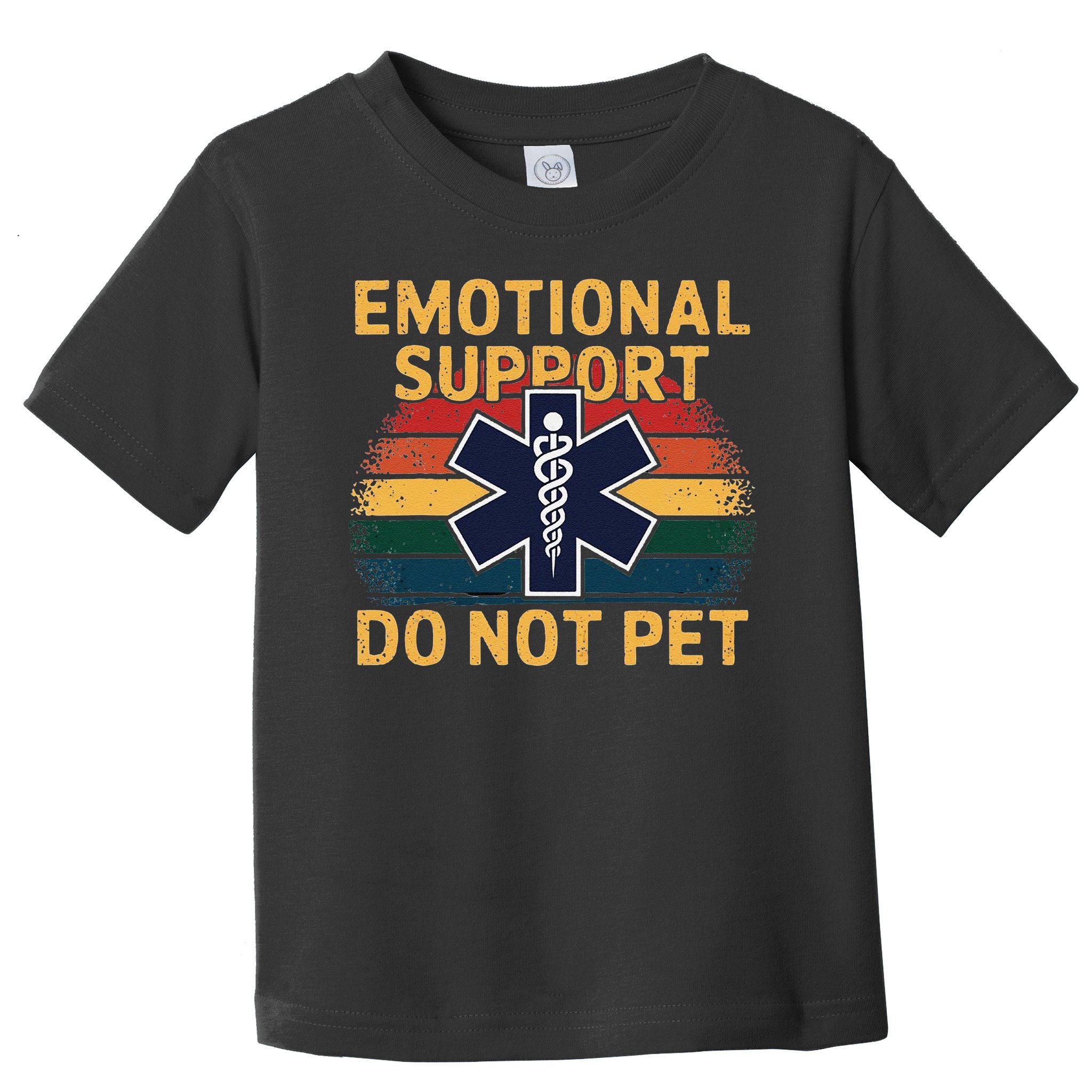 Emotional Support Husband Do Not Pet Toddler T-Shirt