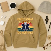 Emotional Support Husband Do Not Pet Hoodie