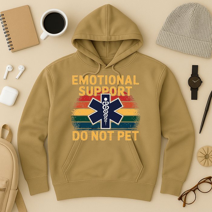 Emotional Support Husband Do Not Pet Hoodie