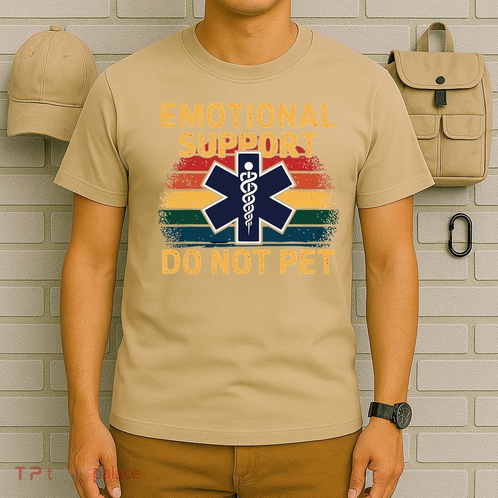 Emotional Support Husband Do Not Pet T-Shirt