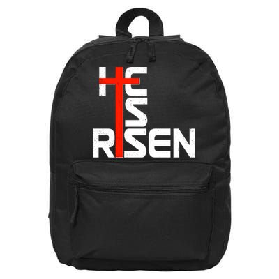 Easter Sunday He Is Risen 16 in Basic Backpack