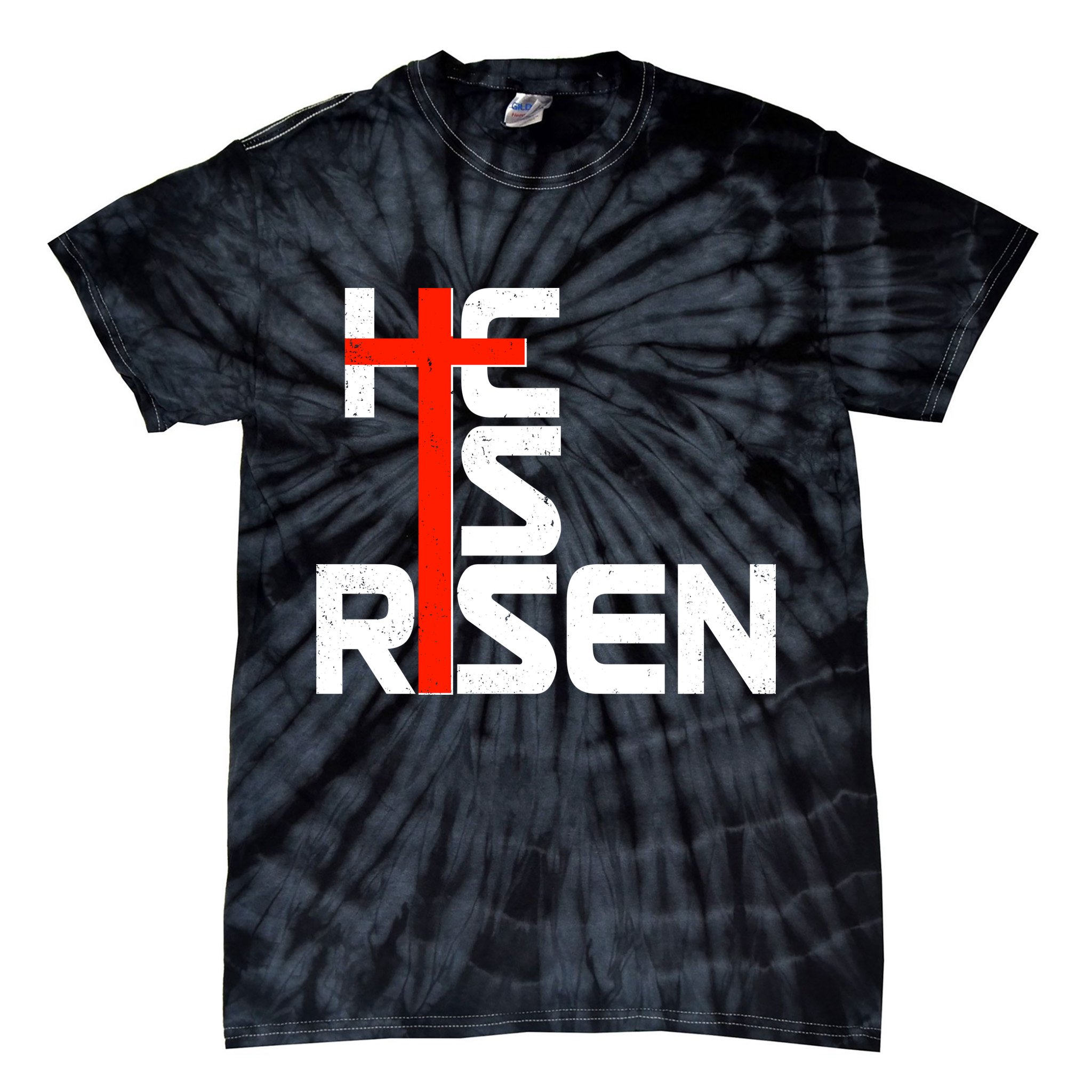 Easter Sunday He Is Risen Tie-Dye T-Shirt
