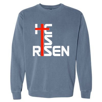 Easter Sunday He Is Risen Garment-Dyed Sweatshirt