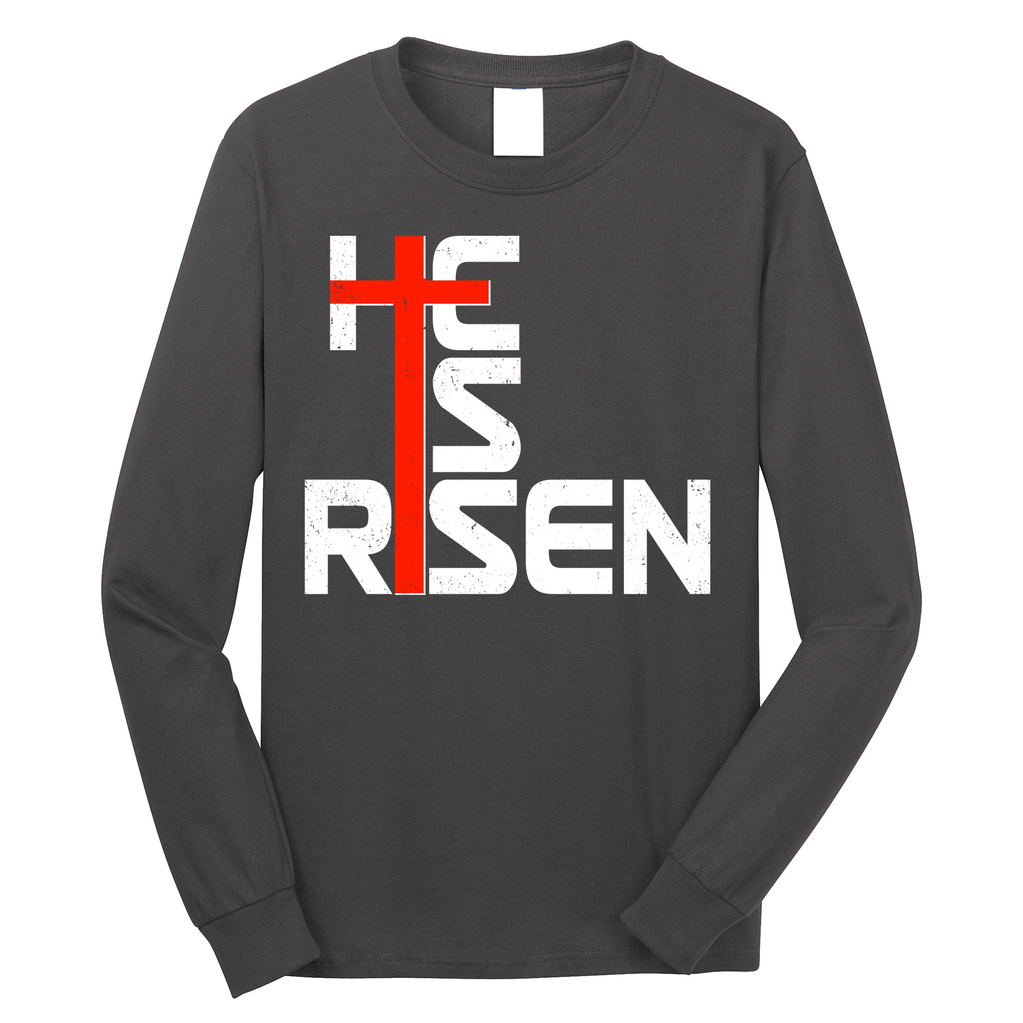Easter Sunday He Is Risen Long Sleeve Shirt