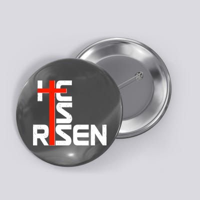 Easter Sunday He Is Risen Button