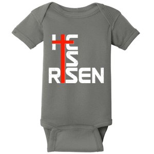 Easter Sunday He Is Risen Baby Bodysuit