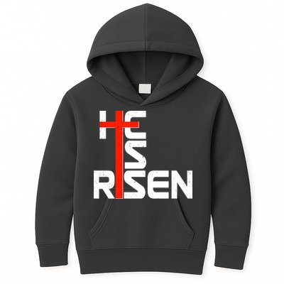 Easter Sunday He Is Risen Kids Hoodie