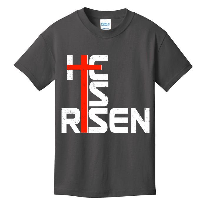 Easter Sunday He Is Risen Kids T-Shirt