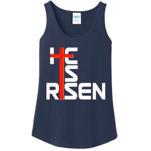 Easter Sunday He Is Risen Ladies Essential Tank