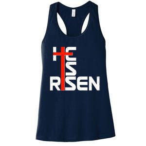 Easter Sunday He Is Risen Women's Racerback Tank