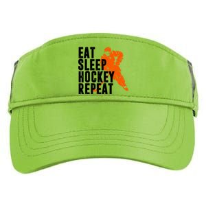 Eat Sleep Hockey Repeat Adult Drive Performance Visor