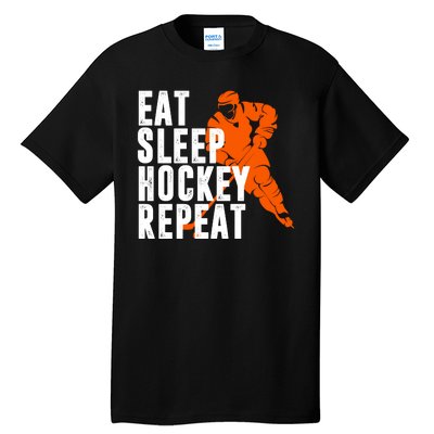 Eat Sleep Hockey Repeat Tall T-Shirt