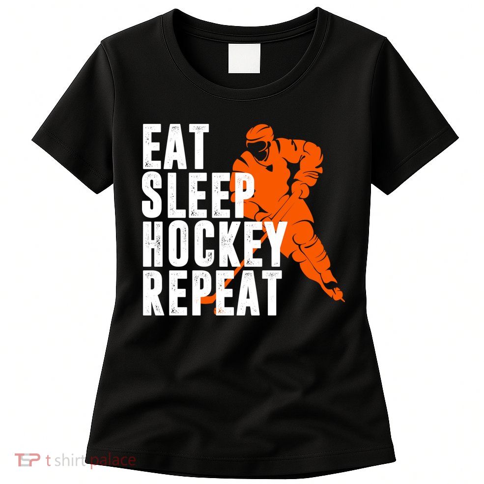 Eat Sleep Hockey Repeat Women's T-Shirt