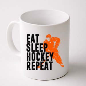 Eat Sleep Hockey Repeat Coffee Mug