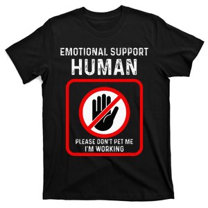 Emotional Supporthuman Halloween Do Not Pet Me T-Shirt