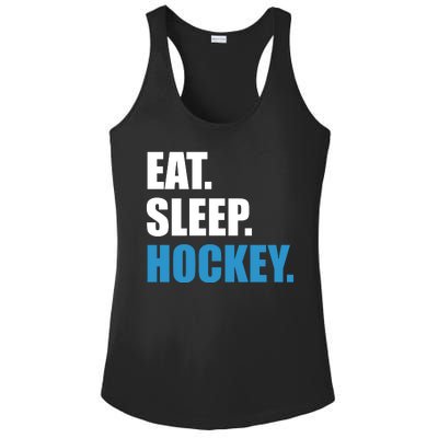 Eat Sleep Hockey Ladies PosiCharge Competitor Racerback Tank