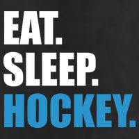 Eat Sleep Hockey Hat