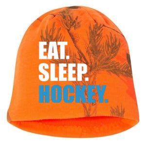 Eat Sleep Hockey Kati - Camo Knit Beanie