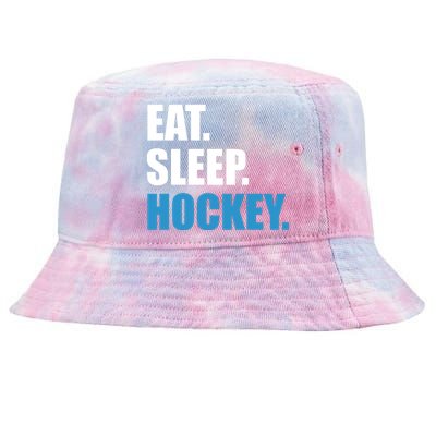 Eat Sleep Hockey Tie-Dyed Bucket Hat