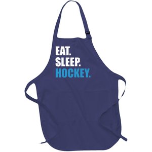 Eat Sleep Hockey Full-Length Apron With Pockets