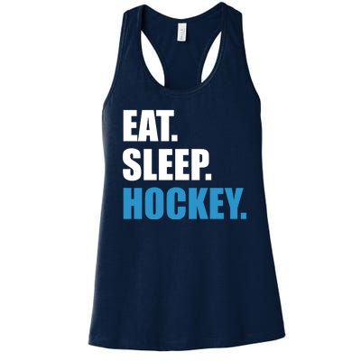 Eat Sleep Hockey Women's Racerback Tank