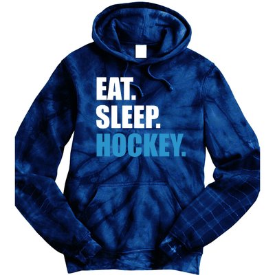 Eat Sleep Hockey Tie Dye Hoodie