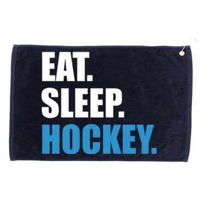 Eat Sleep Hockey Grommeted Golf Towel