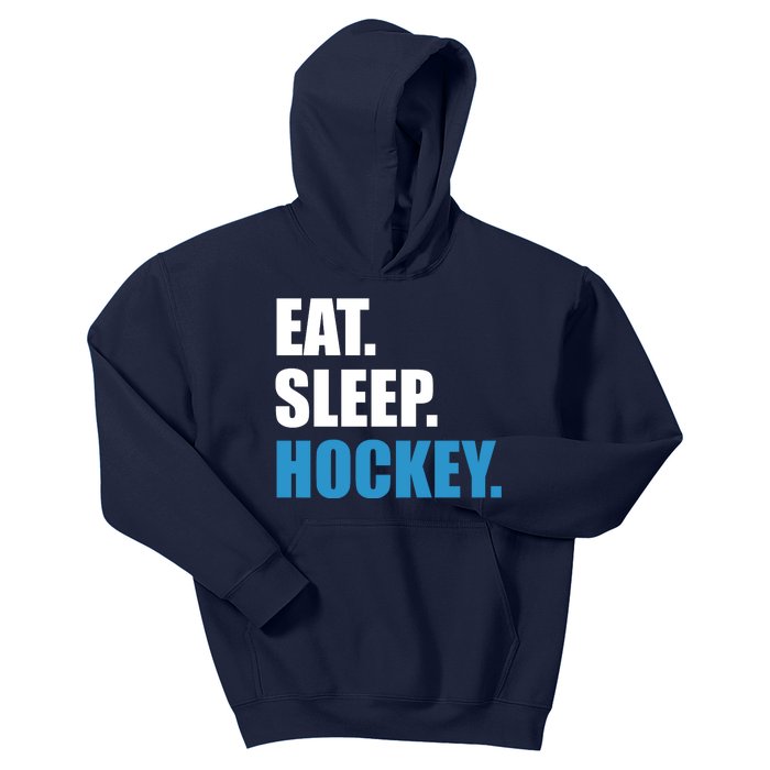 Eat Sleep Hockey Kids Hoodie